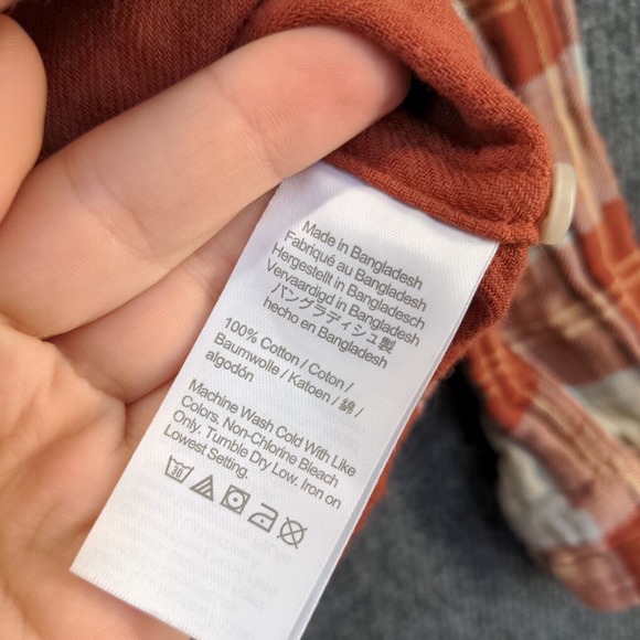 J. Crew Men's Slim Button Up Shirt Multicolor Plaid Medium Long Sleeve Cotton - Picture 10 of 13